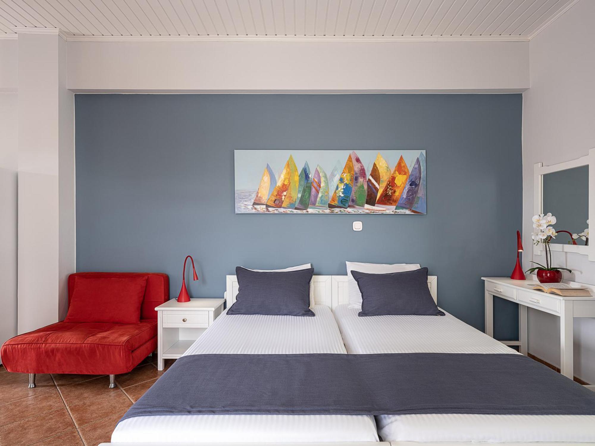 Elena Seafront Luxury Apartments Almirida 部屋 写真
